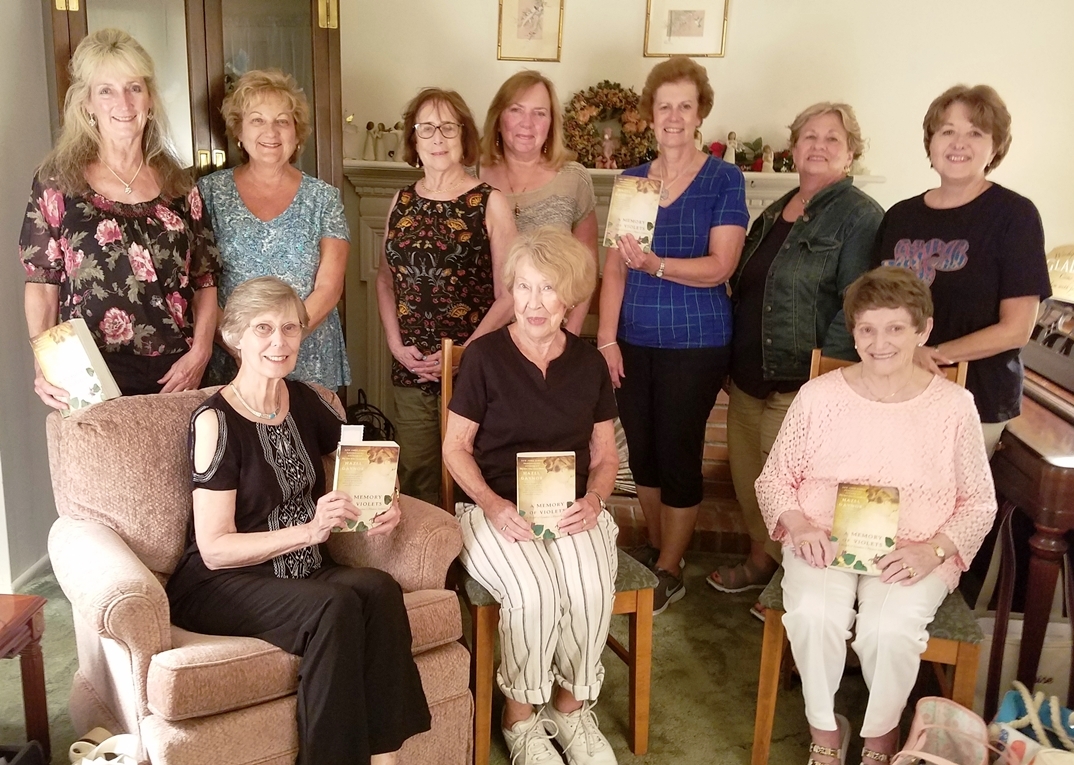 August 2018 Book Club "A Memory of Violets"